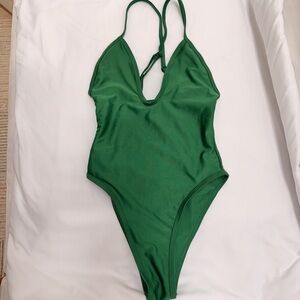 Hoaka Green One-Piece Swimsuit
